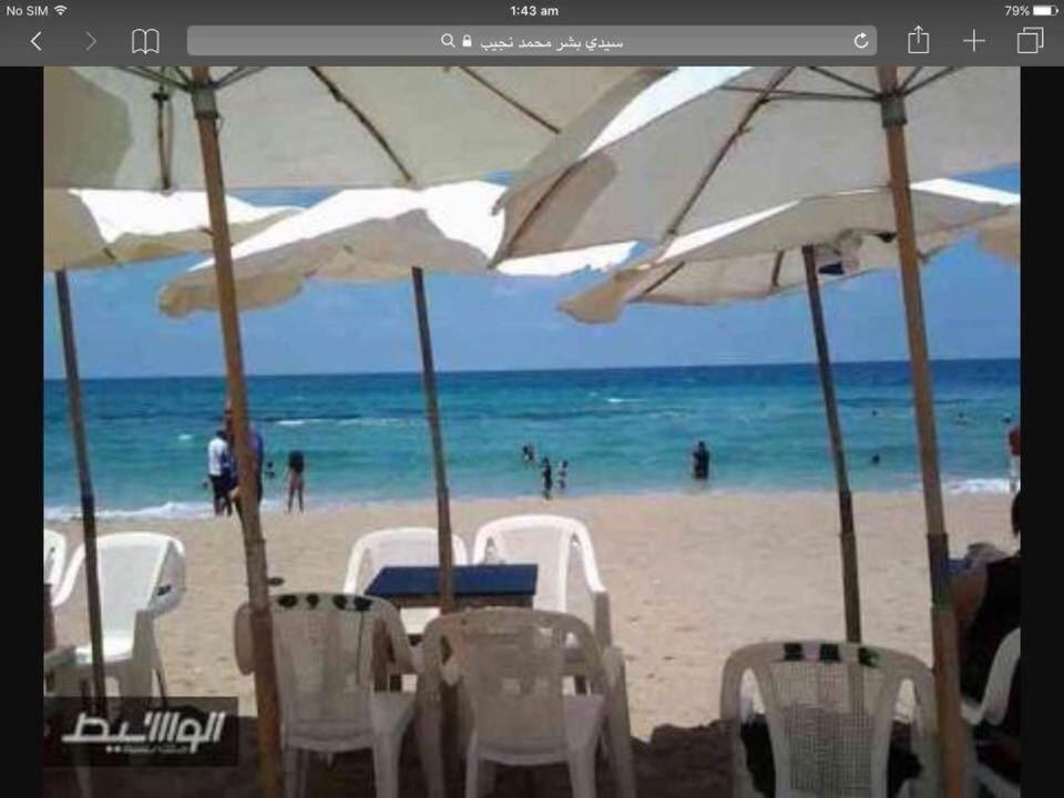 Cozy New 2 Bd Amazing Beach View Next To Hilton Hotel Family Only !العائلات فقط Alexandrië Buitenkant foto