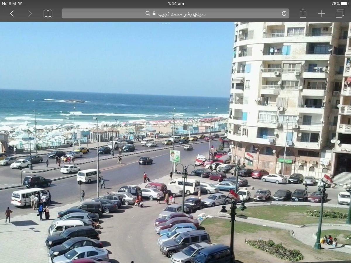 Cozy New 2 Bd Amazing Beach View Next To Hilton Hotel Family Only !العائلات فقط Alexandrië Buitenkant foto